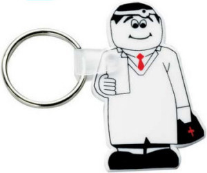 Promotional Key Chains: Doctor Shaped Keychains